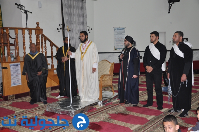 الاحتفال بذكرى مولد الرسول في مسجد البخاري في جلجولية